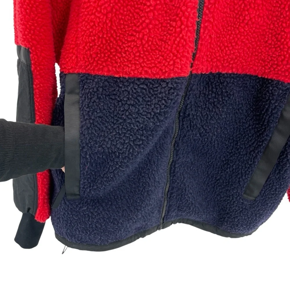 Billionaire Boys Club Fleece Wind Stopping Jacket Large Blue/Red